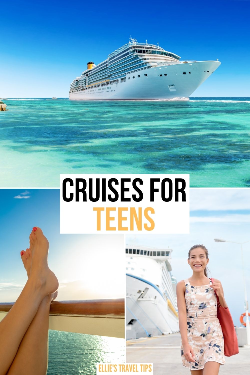 best cruises for teens pin