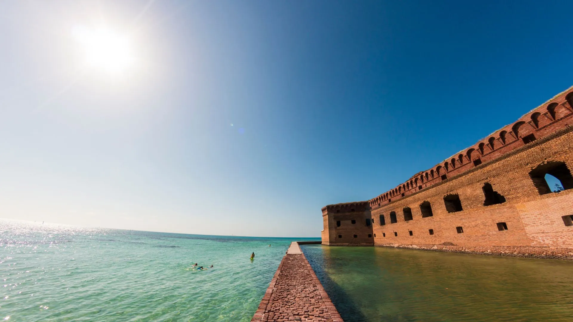 Dry Tortugas National Park snorkeling (2) Dry Tortugas Fort waters
