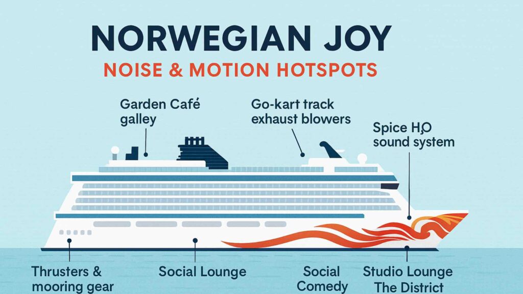 norwegian joy cabins to avoid