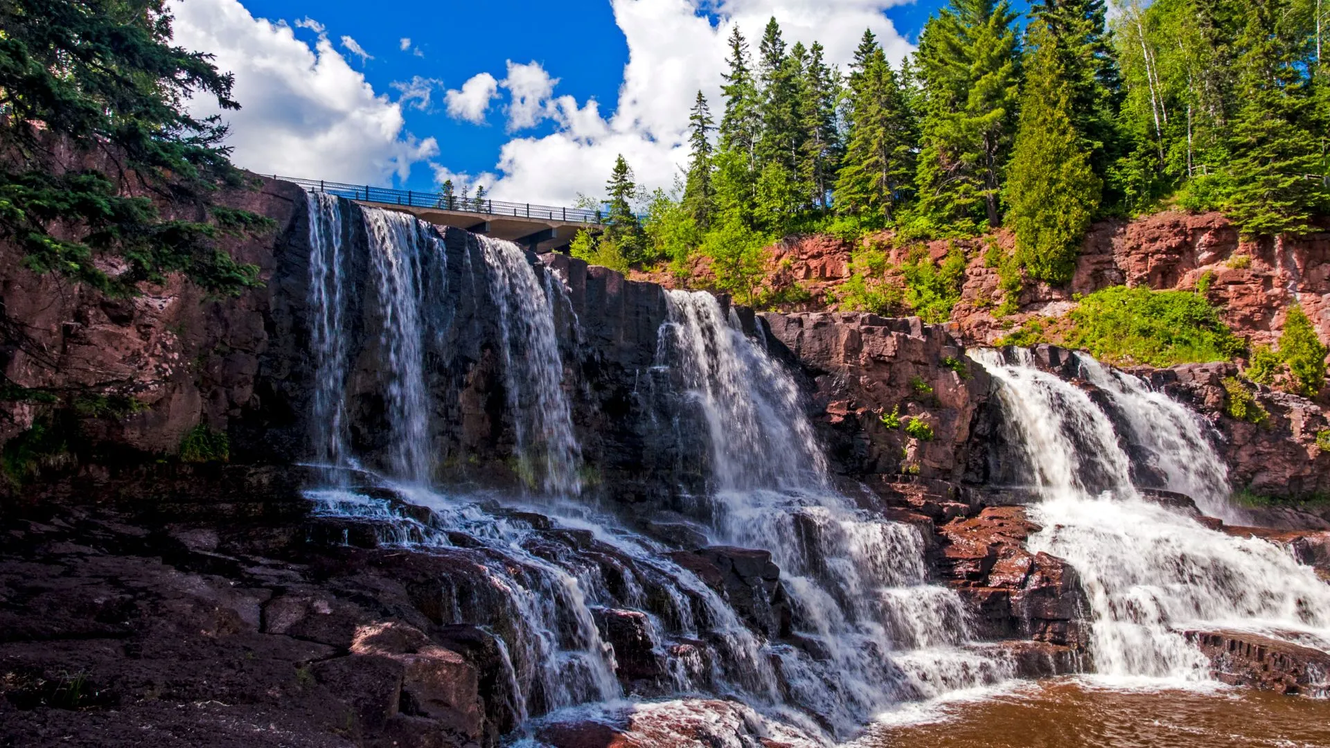 waterfalls Duluth mn-3 Gooseberry Falls