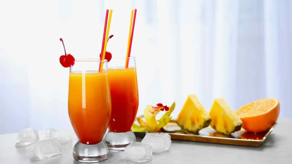 Sunset drinks on a cruise ship deck