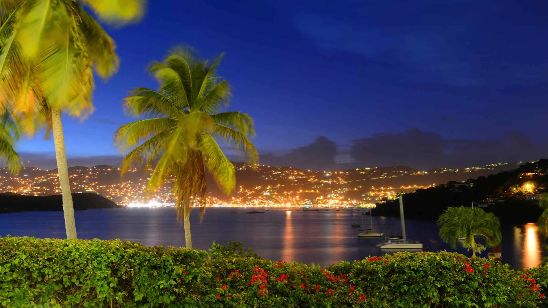 St Thomas at night St Thomas at night
