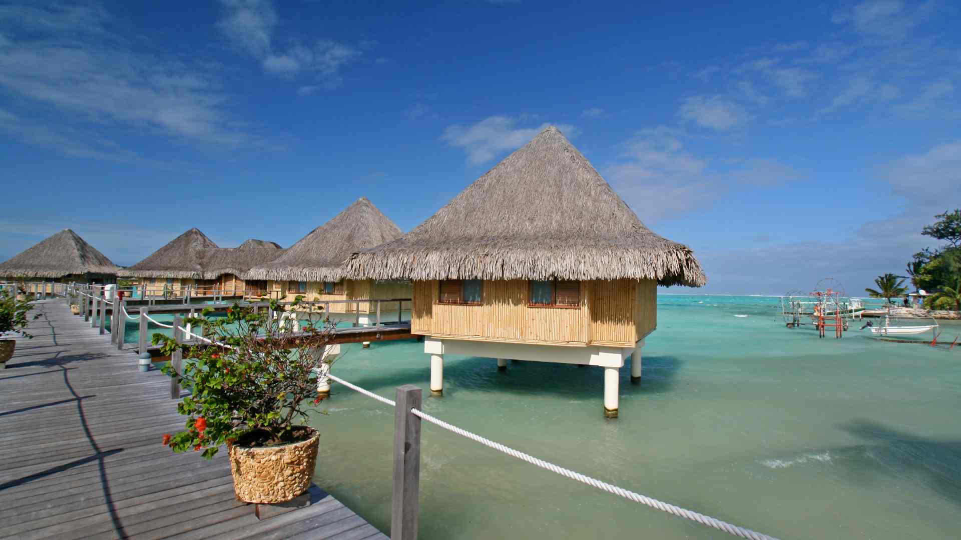 overwater bungalows caribbean
