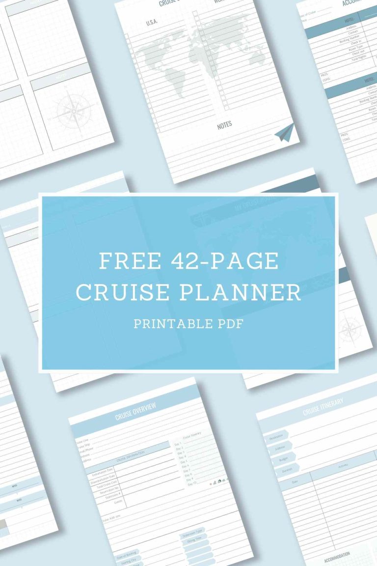 Cruise Planners: Free 42-Page Printable + Comprehensive Guide